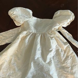 Shein Cream floral babydoll dress